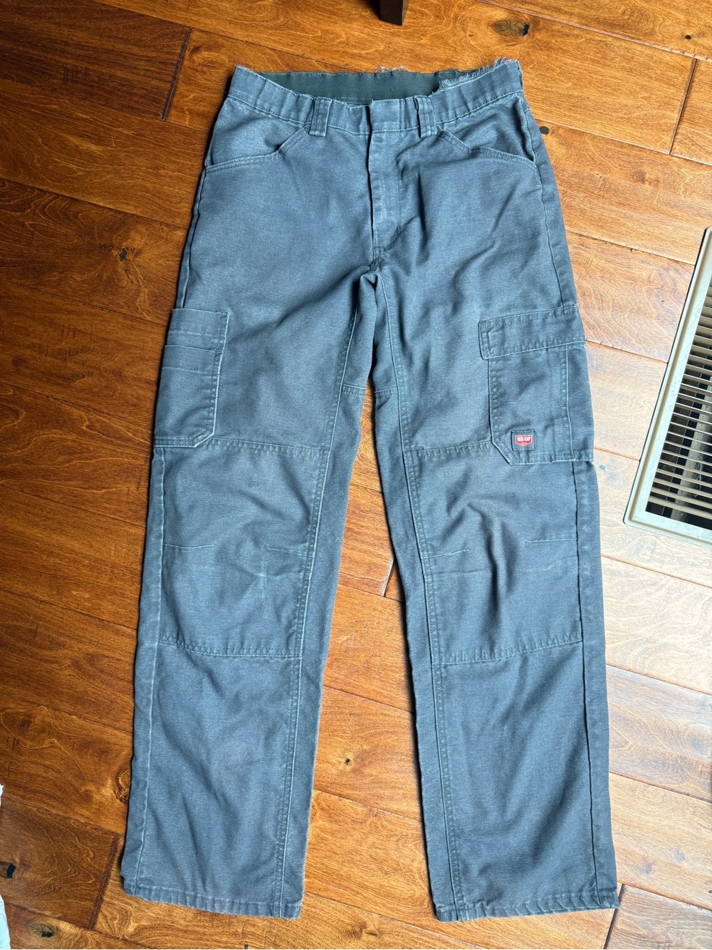 Red Karp Men's Gray Cargo Work Pants